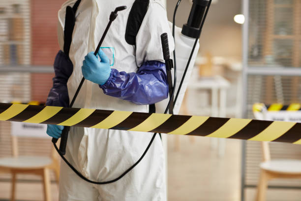 Professional Blood Cleanup technician working in Caldwell, TX